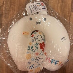 miffy Travel Pillow with eye mask -70th anniversary edition